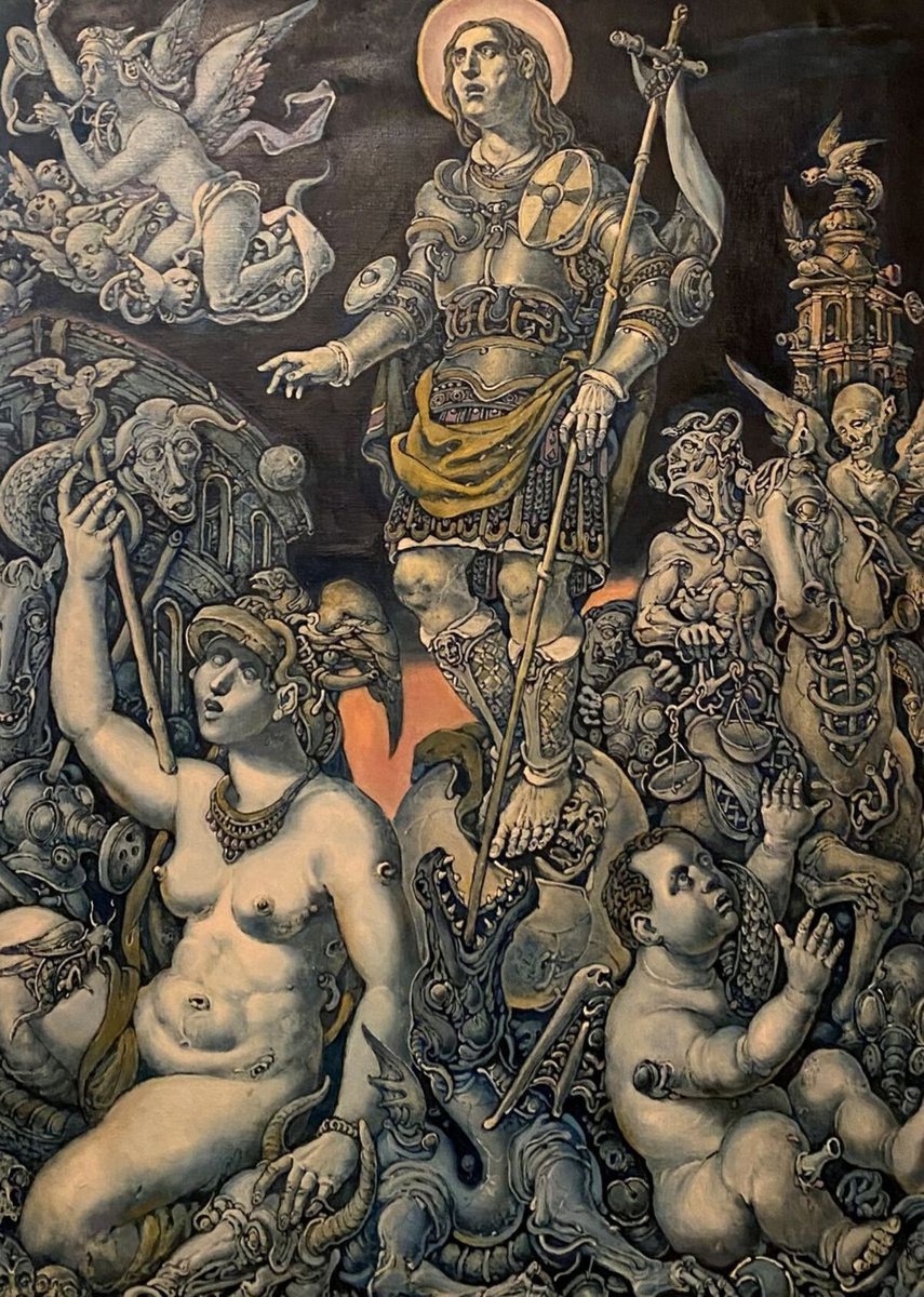 Surrealistic Oil Painting , Destruction By Oleg And Alexander Litvinov, 33 X 24, Artwork For Sale On Artfinder