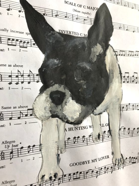 Frenchy- french bulldog painting
