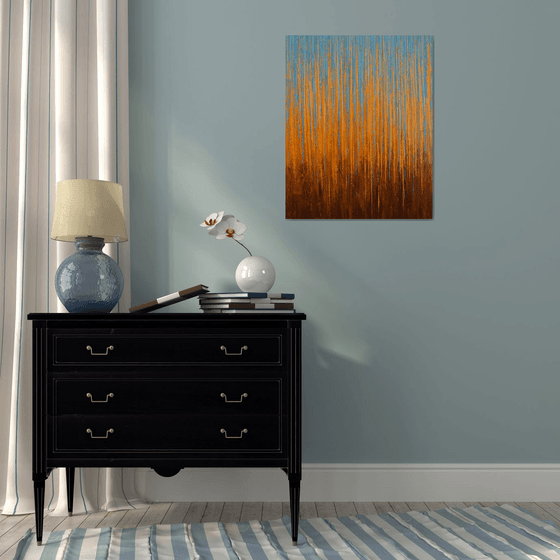 Orange & Blue - Color Field