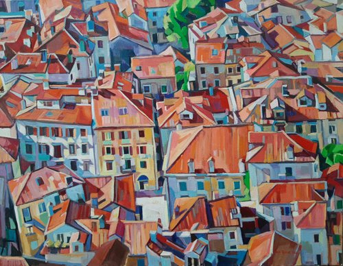 Roofs of Kotor by Maja Đokić Mihajlović