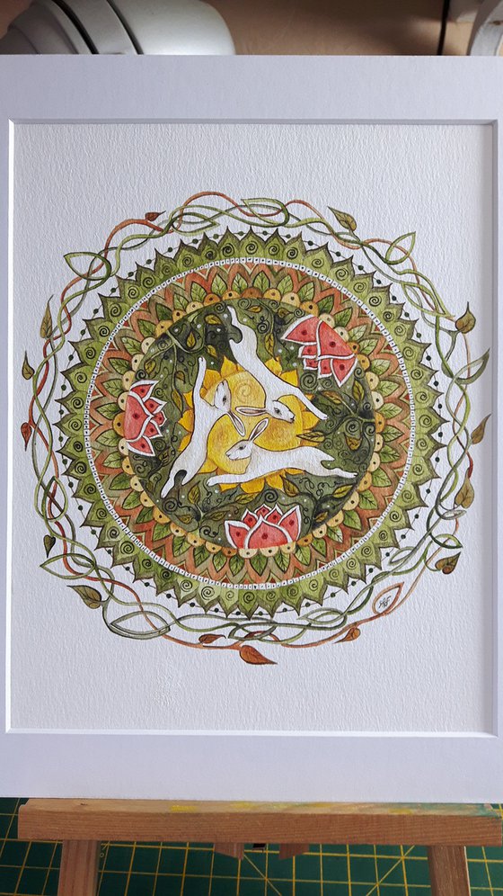 Three Hares Mandala