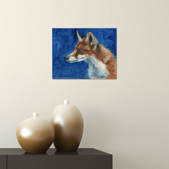 The Fox - Original Oil Painting