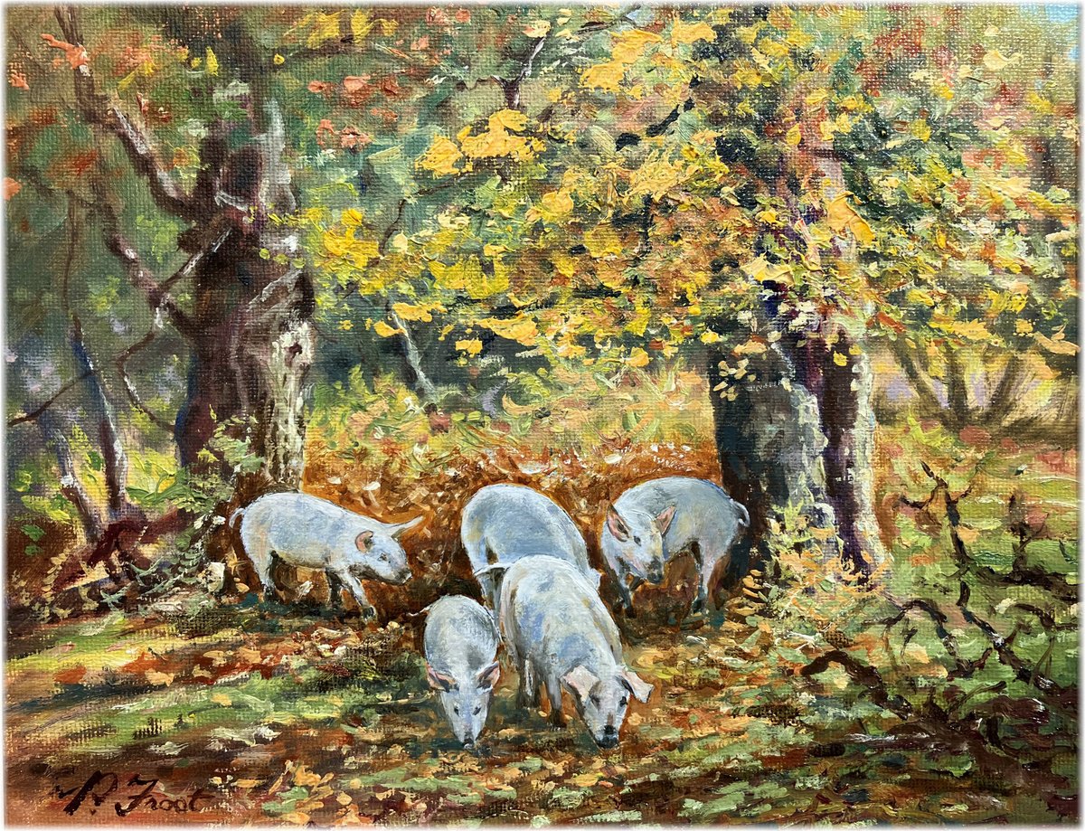 Pigs in the Wood by Peter Frost