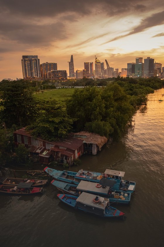 Sunset Over Saigon