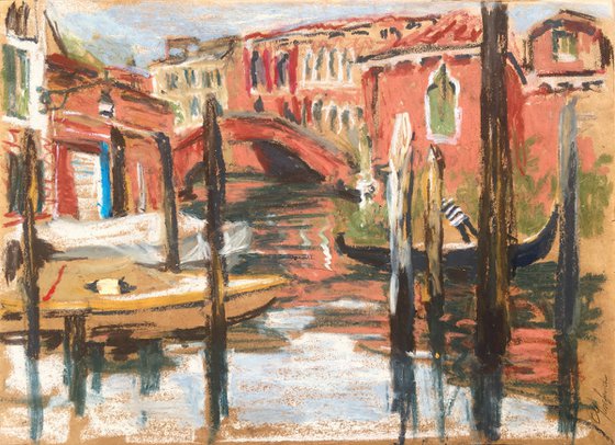 View of Venice. Rio del Malcanton