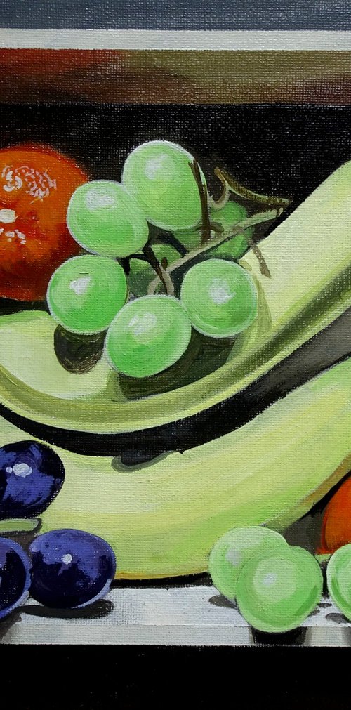 Small Still Life Mixed Fruit by Joseph Lynch