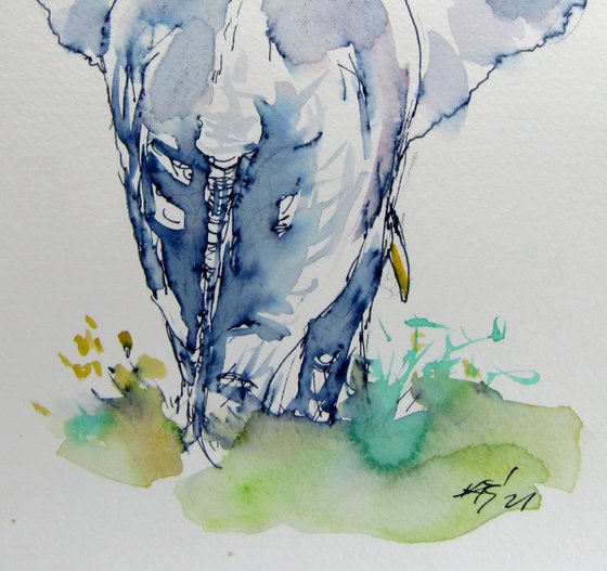 Funny elephant