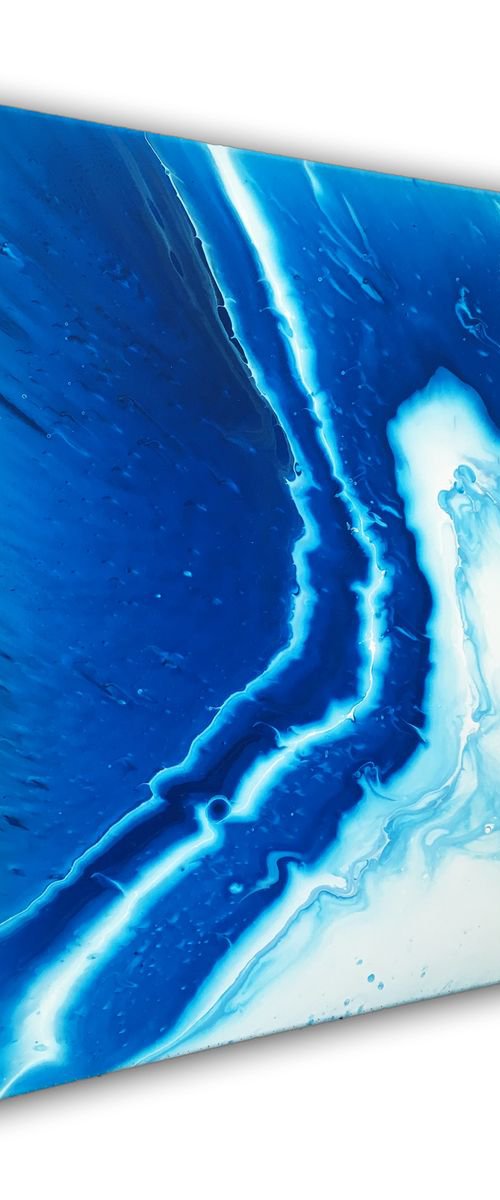 "Washed Away" - SPECIAL PRICE - Original Abstract PMS Acrylic Painting - 16 x 20 inches by Preston M. Smith (PMS)