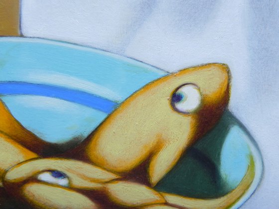 A plate of fish