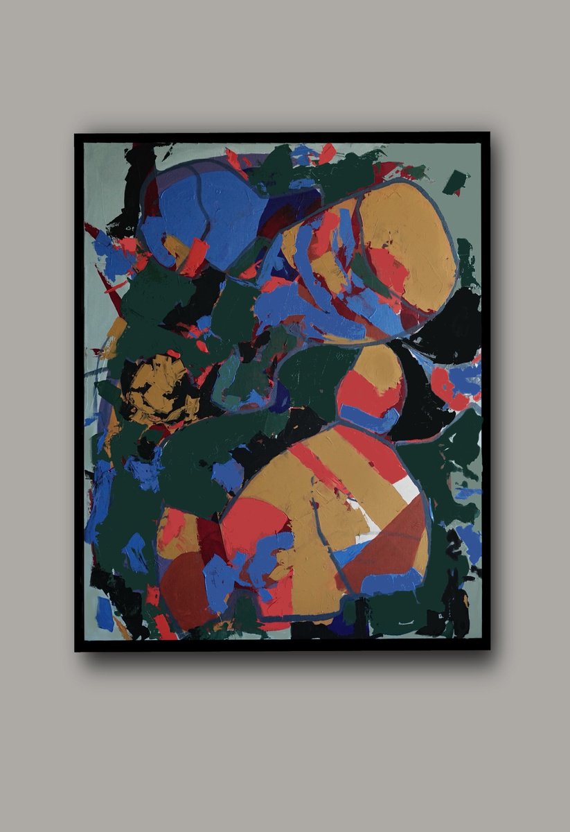  Unentschlossen By Alena Kuschnereit, 47 X 55, Artwork For Sale On Artfinder