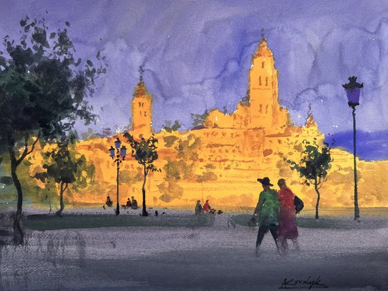 Golden Evening in Segovia