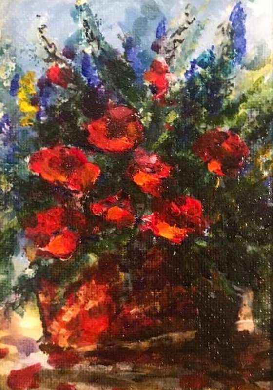 Poppies (Miniature)