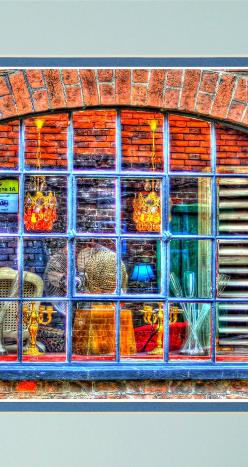 Cafe Window Reflections by Robin Clarke