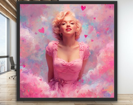 Marilyn Monroe in Pink