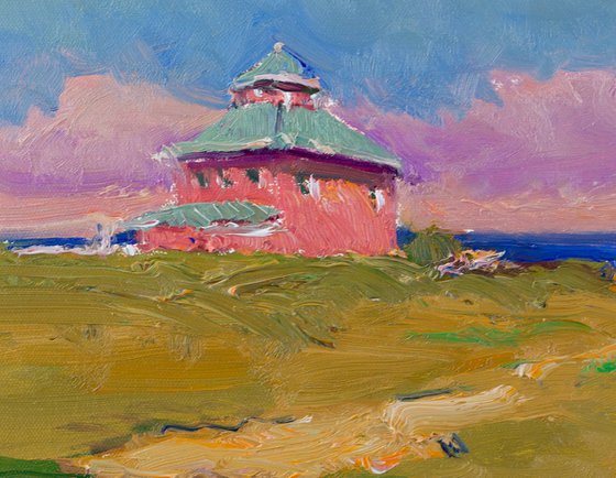 Pink House on the Beach