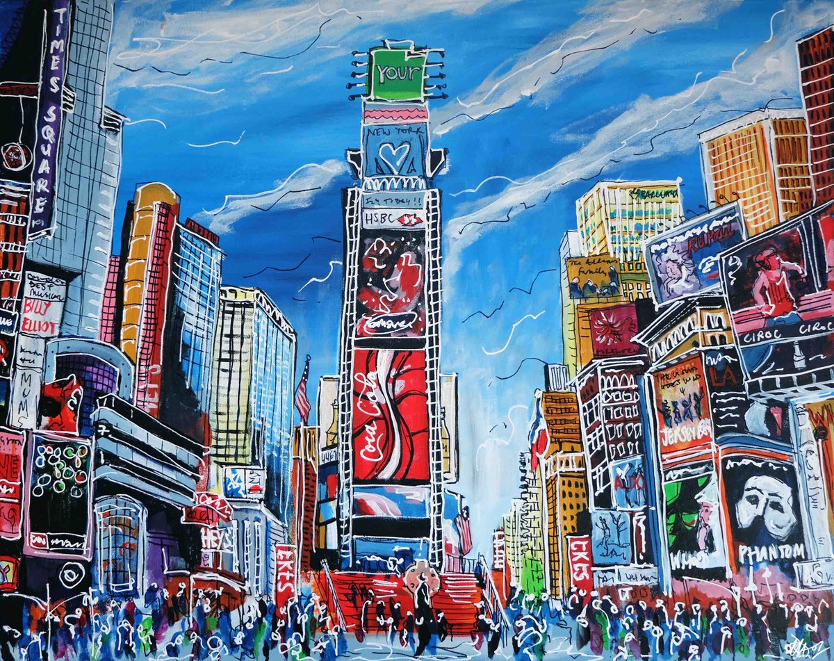 Times Square II by Laura Hol
