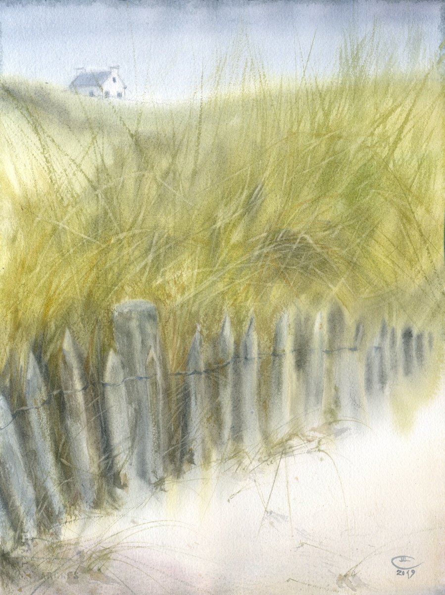 The dunes. The coast of Brittany by Tatyana Tokareva