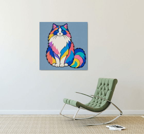 Colorful Ragdoll Cat #19