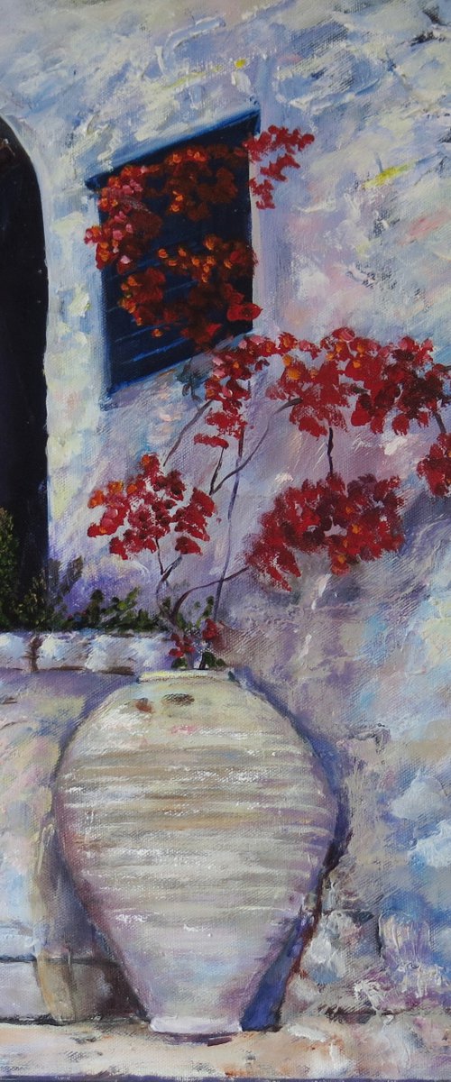 Cypriot Scene by Maureen Greenwood