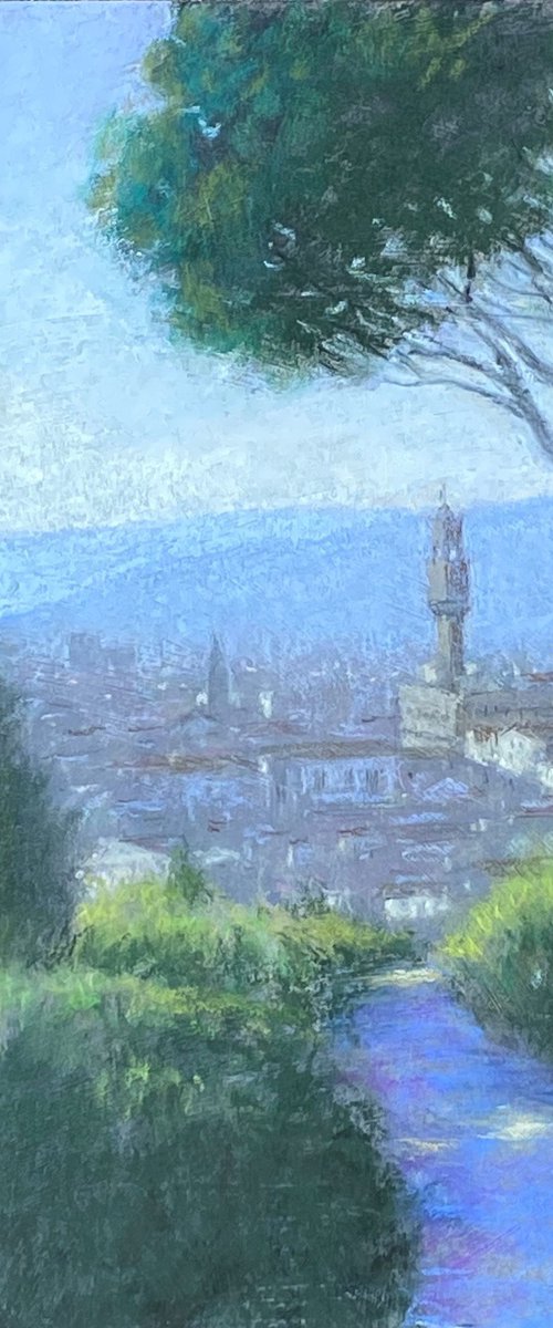 View of Florence, with the Palazzo Vecchio by Michael Gillespie