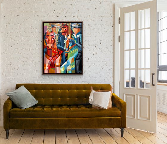 Painted Ponies Nostalgic Carousel Themed Art