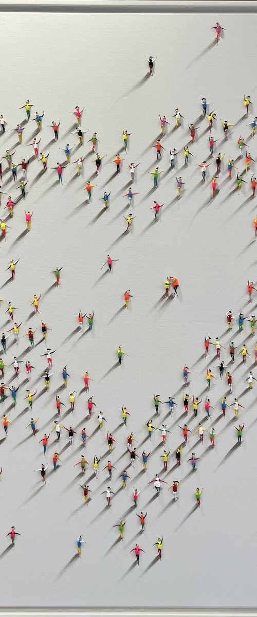 Freedom People ,,Heart Love” Eka Peradze Art by Eka Peradze