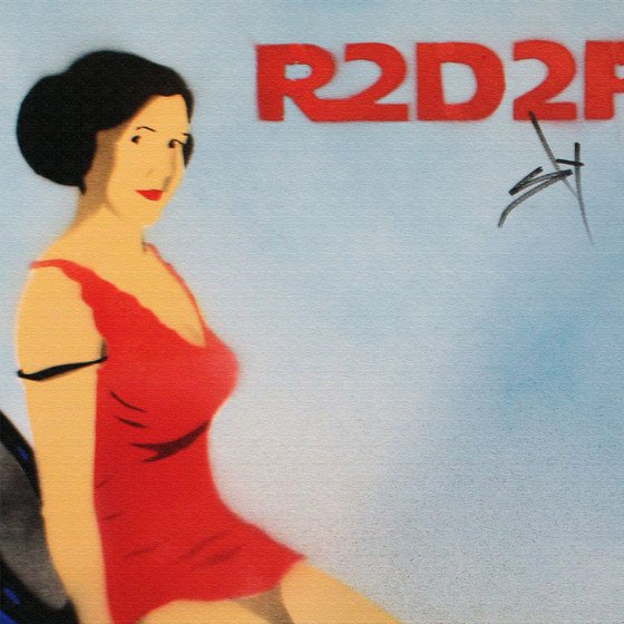 R2D2P (on gorgeous watercolour paper).