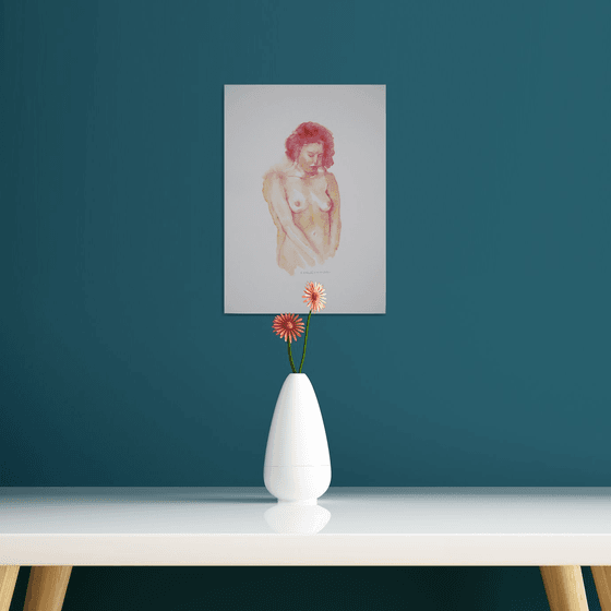 girl with red hair