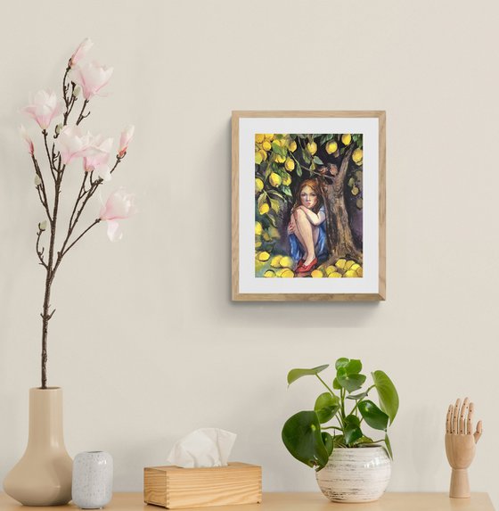 Under the lemon tree