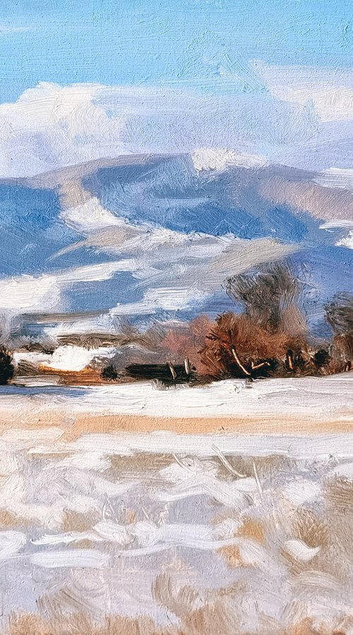 First Snow near Chabre by Pascal Giroud