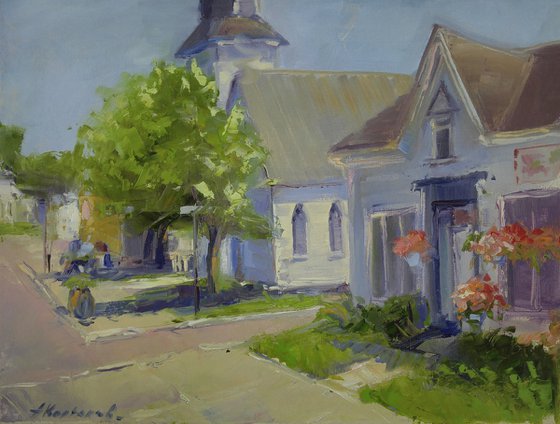 Sunny day, Parrsboro, pleinair