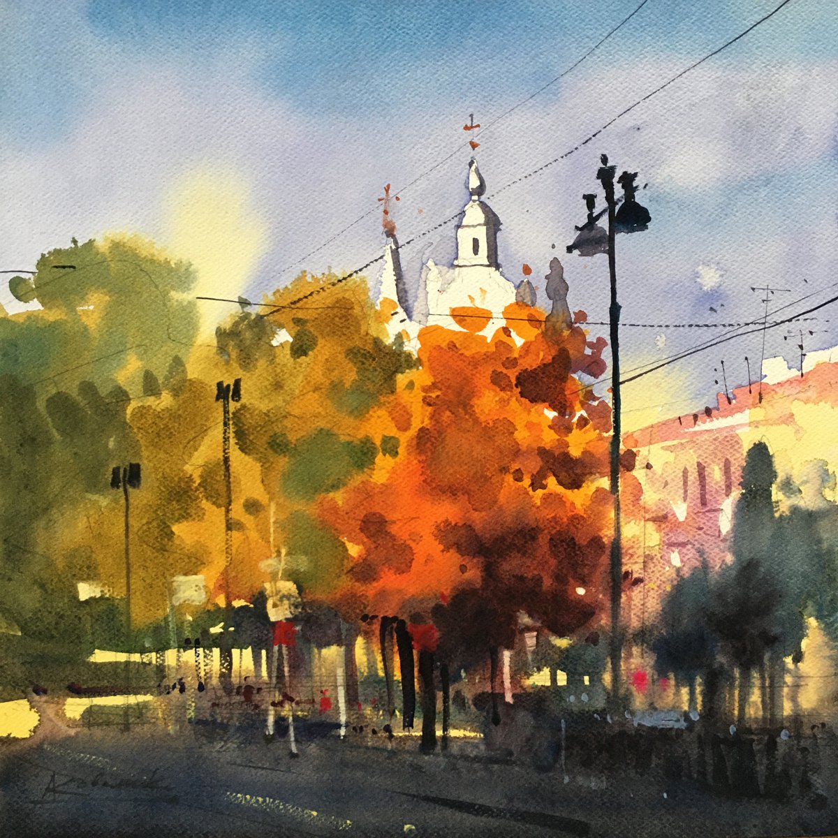 Autumn St. Petersburg by Andrii Kovalyk
