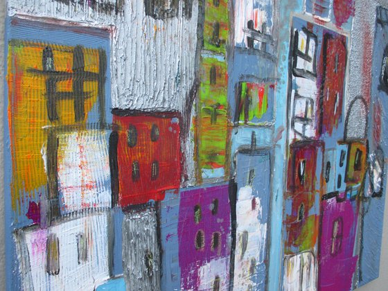 blue summer city