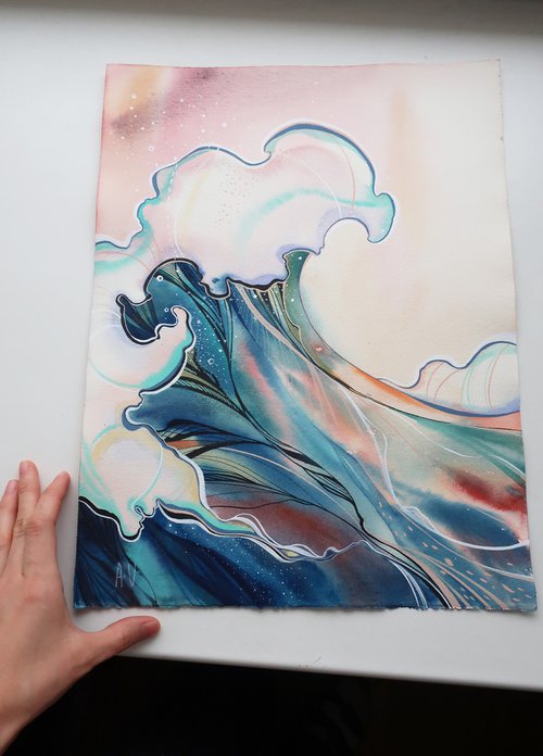 Waves by Alla Vlaskina