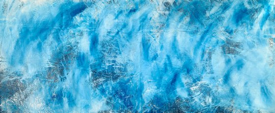 Atlantic crossing XXL No. 3421 Abstract in blue