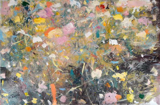 Magic garden (I) -  57.5 x 37.8 in.