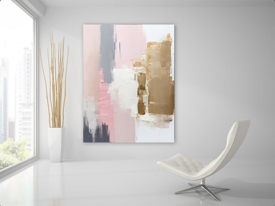 Pink and Gold Urban Contrast