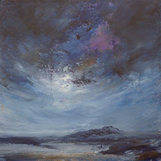 Calder Skies, Scottish highland loch scene with a dramatic sky.