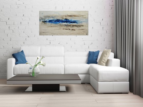 Seaview - Acrylic Painting - Abstract Art Painting Canvas Art Wall Art Ready to hang