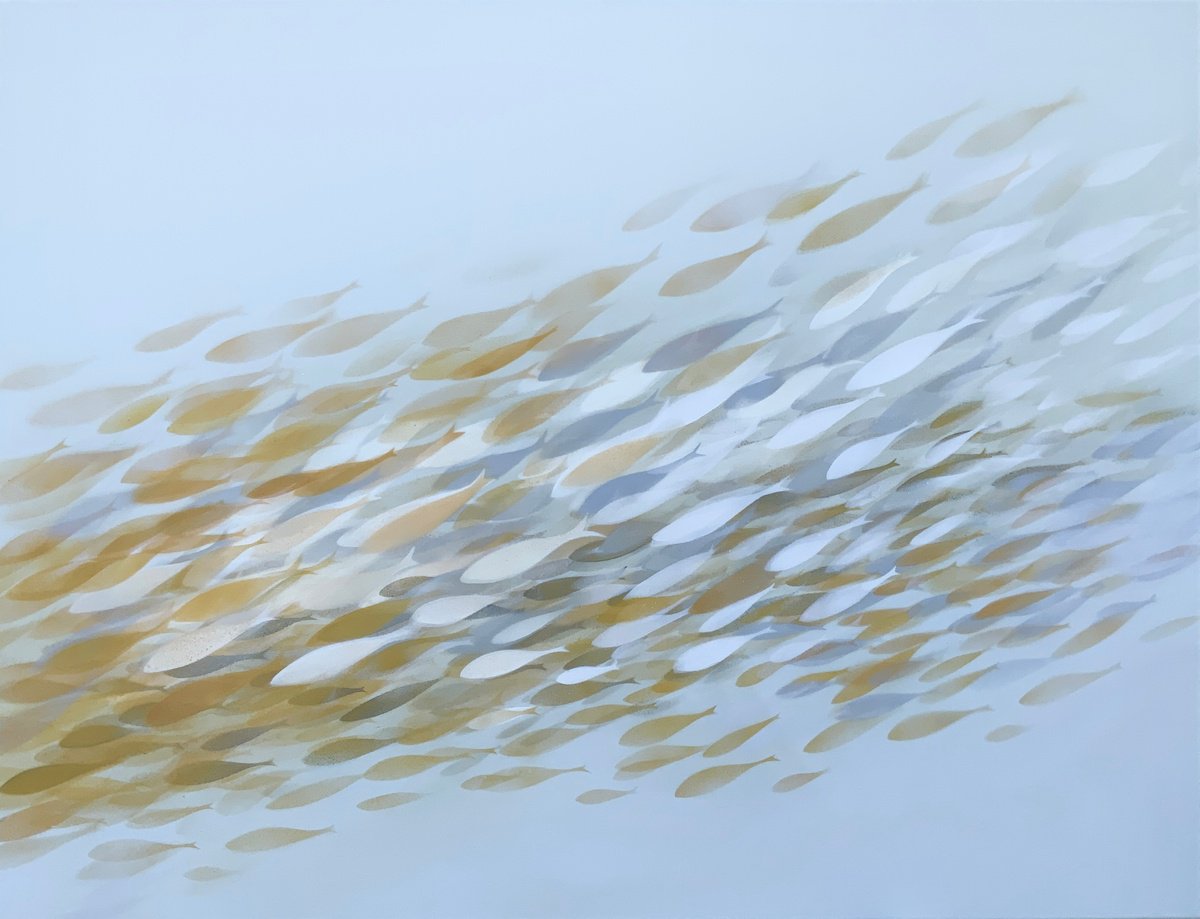 Fish N*194 By Malgorzata Krakowiak, 46 X 35, Artwork For Sale On Artfinder