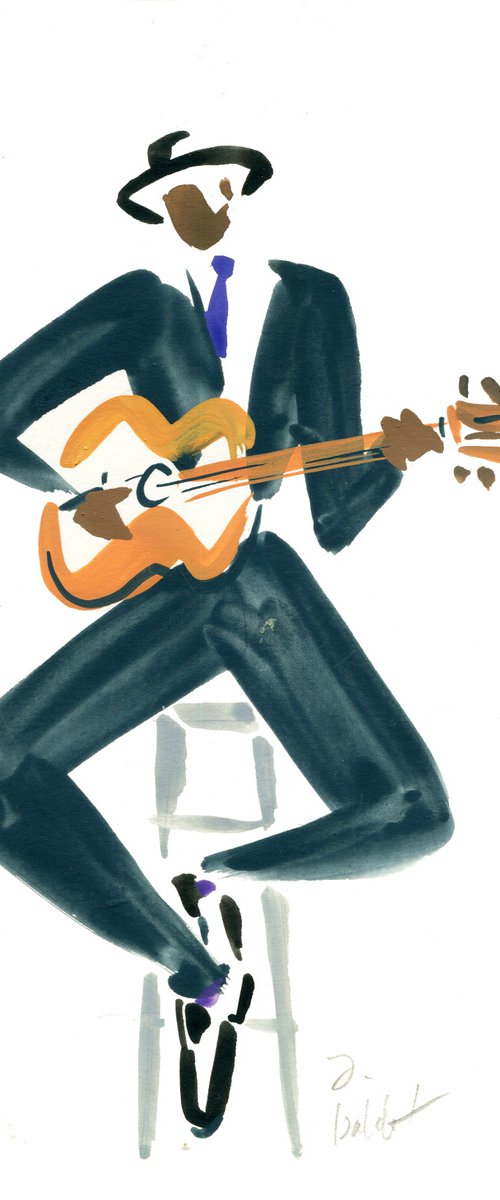 New-Orleans_jazz_player-07 -RESERVED by André Baldet