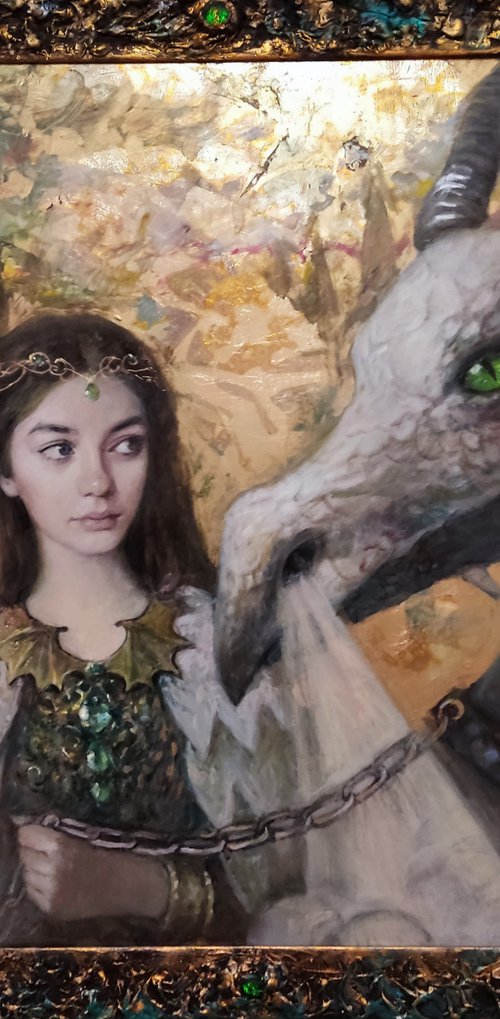 Elf Аnd Dragon. by HELINDA (Olga Müller)