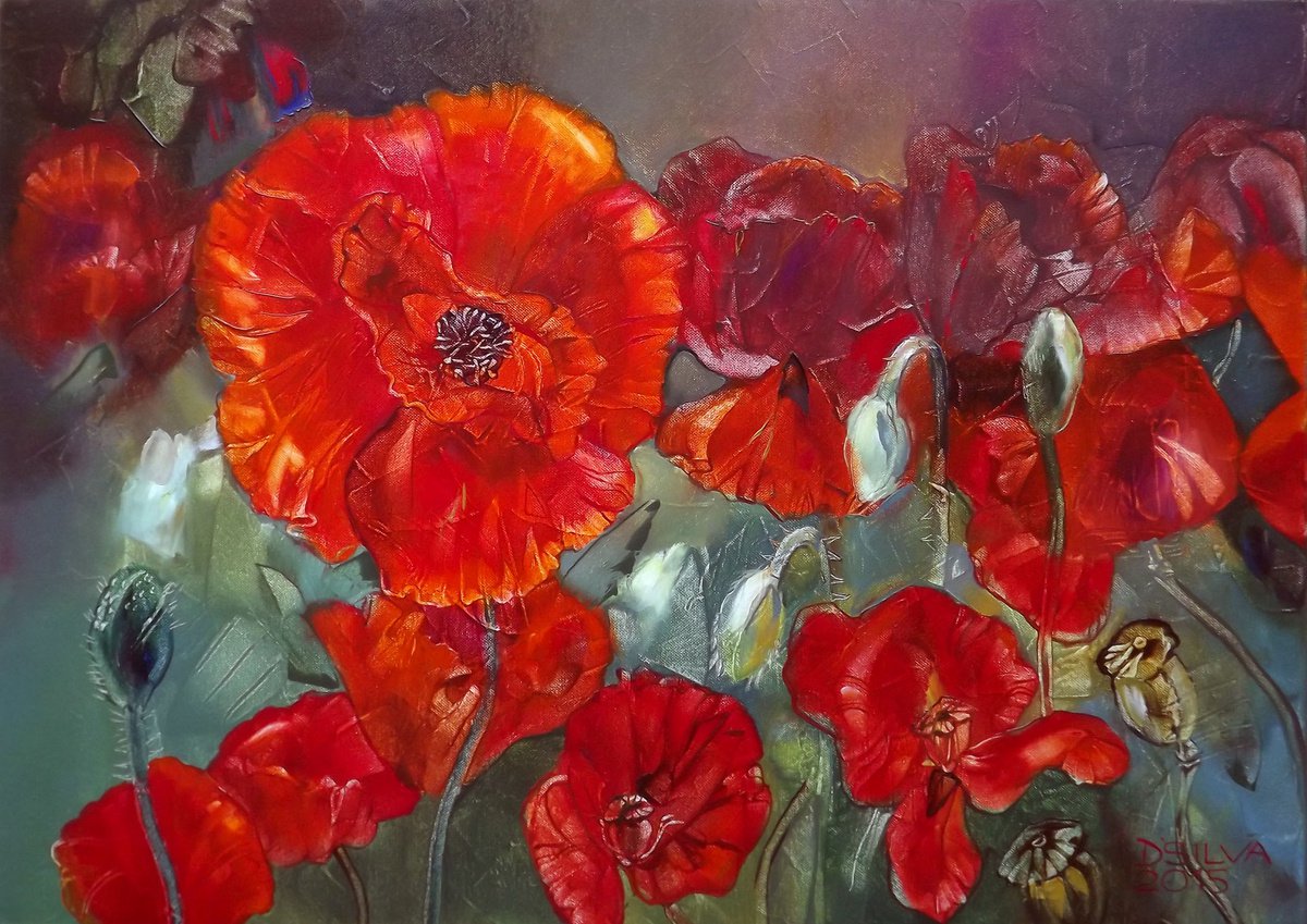 Poppies by Silvija Drebickaite