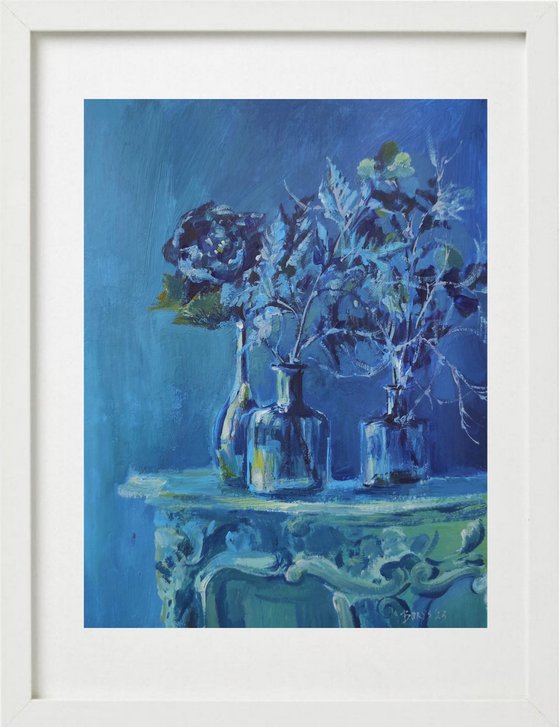 Blue still life