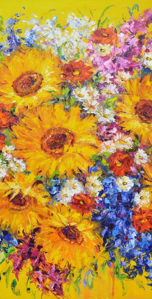 Sunny bouquet by Iryna Kastsova