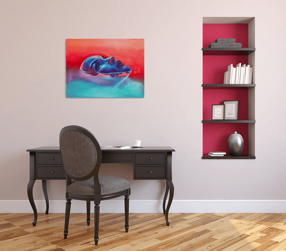 Original Oil Painting on canvas "Hypnosis"