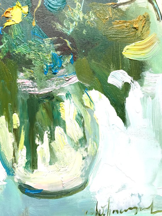 green bouqet