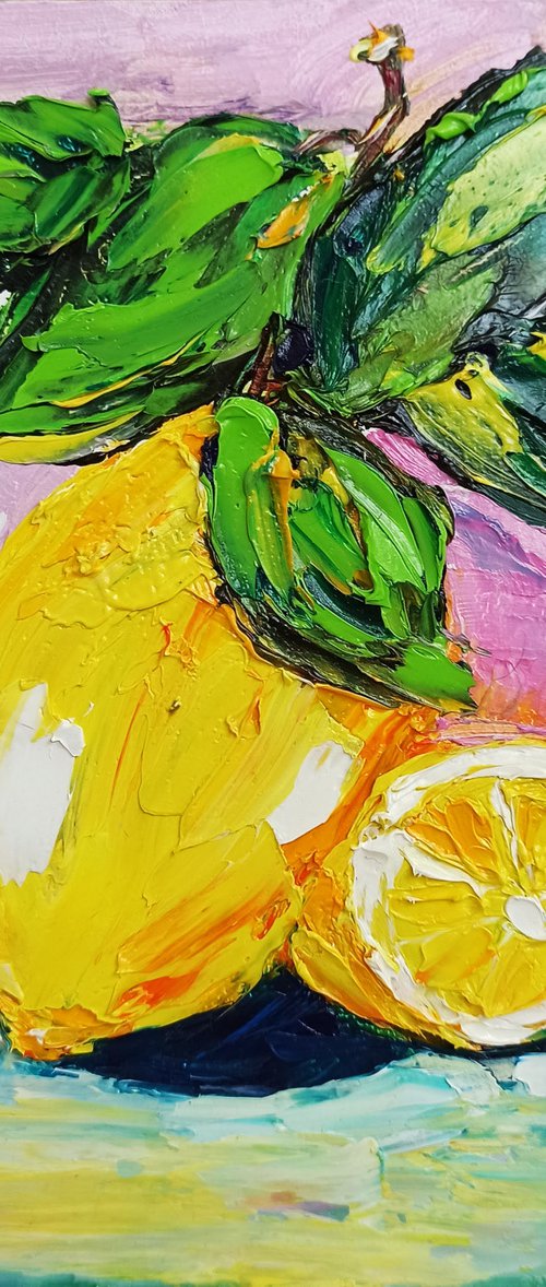lemon still life by Oksana Fedorova