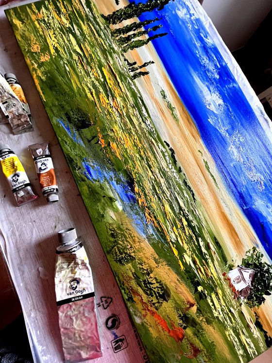Provence Sunflowers Painting