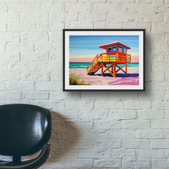 Lifeguard tower